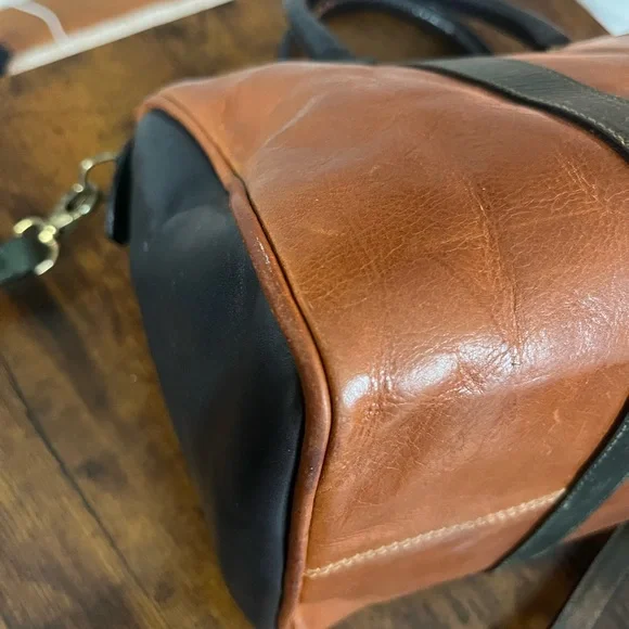 Furla Tan and Black Crossbody Bag - Picture 8 of 13